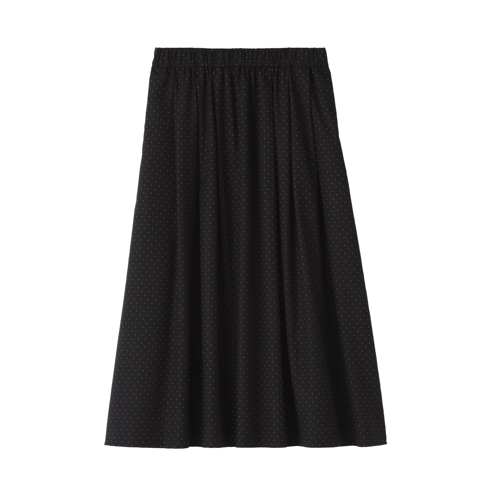 Lyocell Blend Flared Skirt