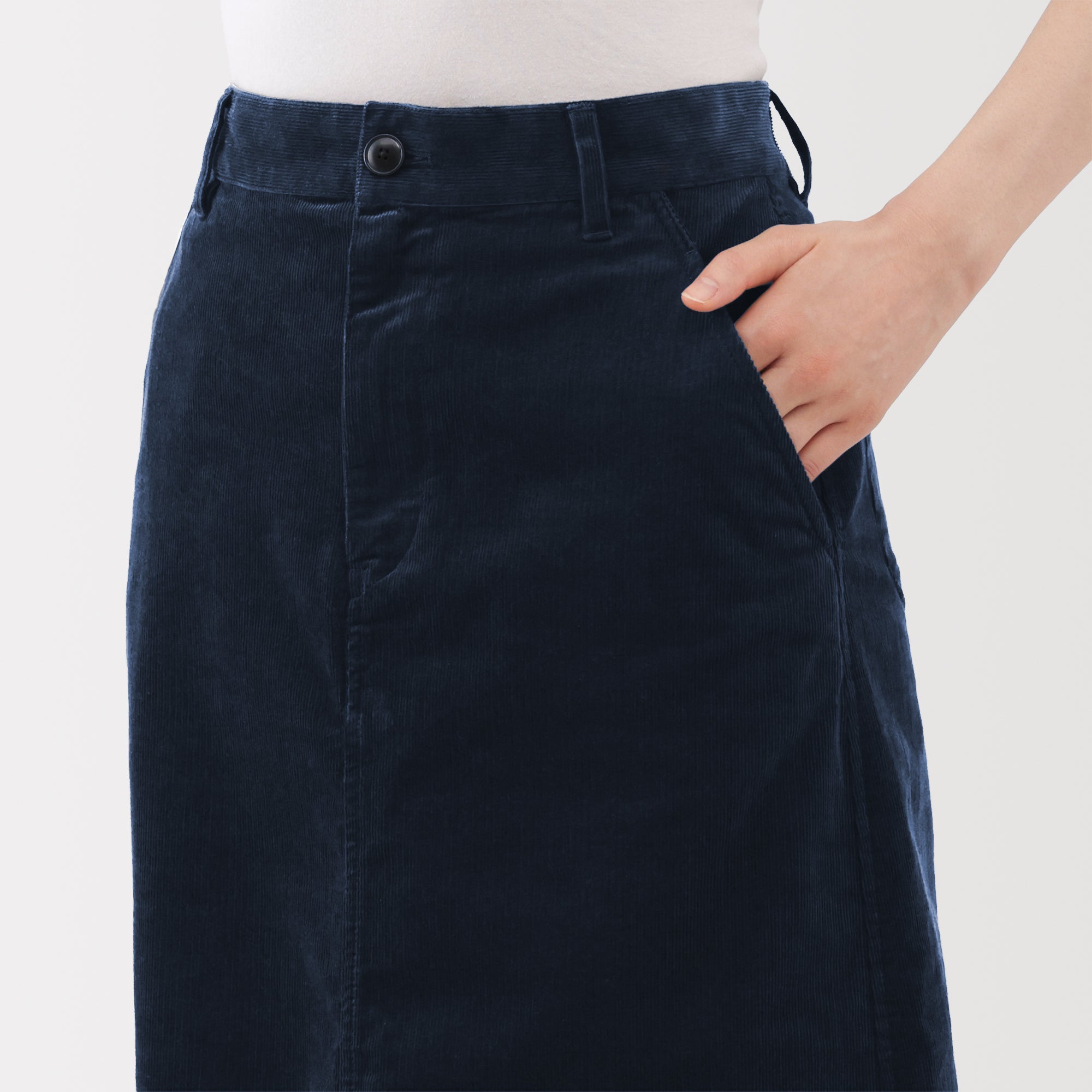 Corduroy Pencil Skirt
