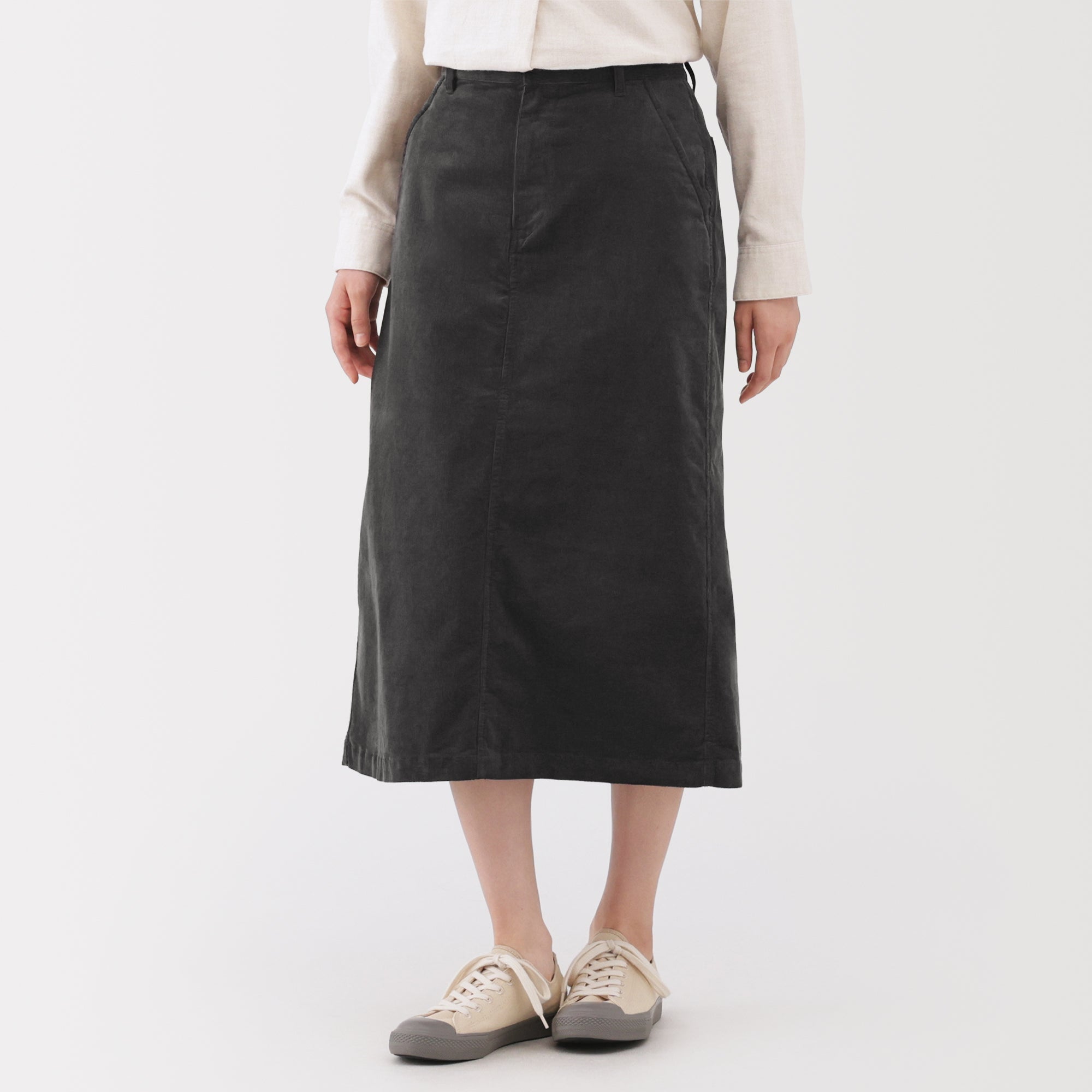 Corduroy Pencil Skirt