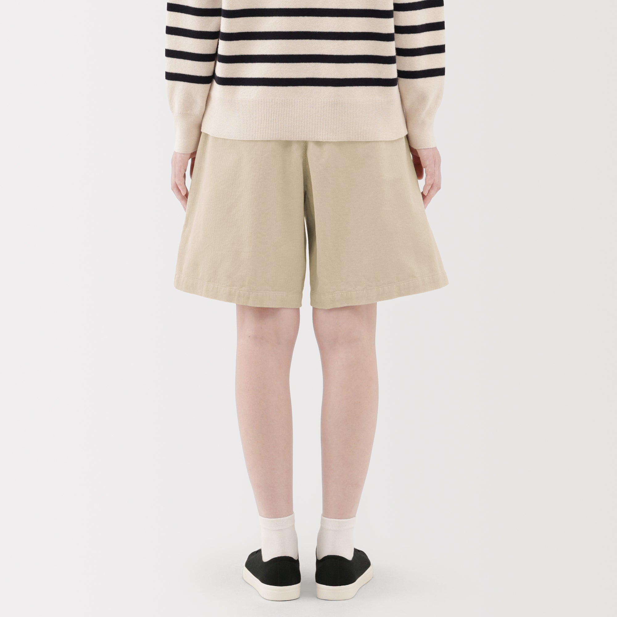 Kapok Blend Corduroy Culottes