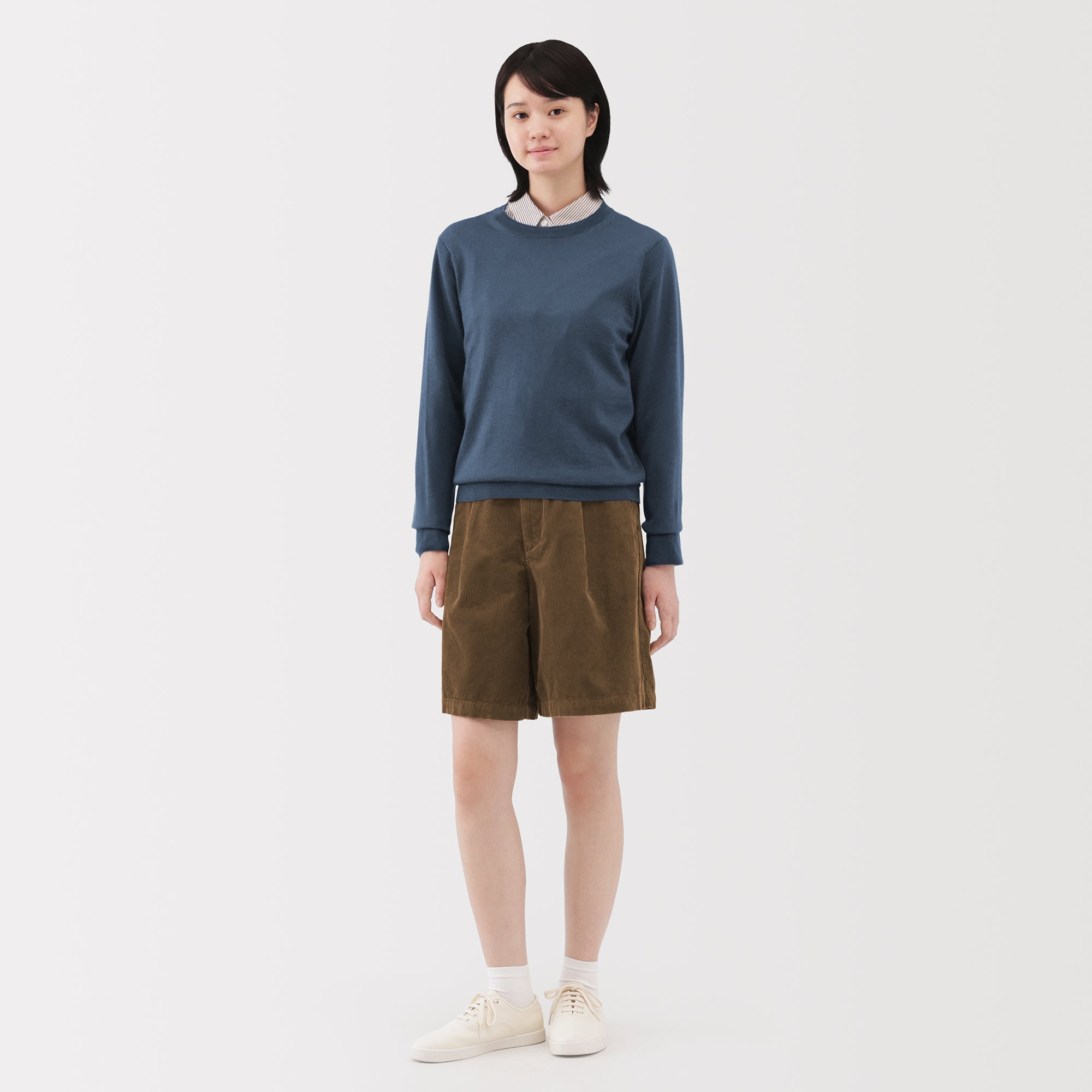 Kapok Blend Corduroy Culottes