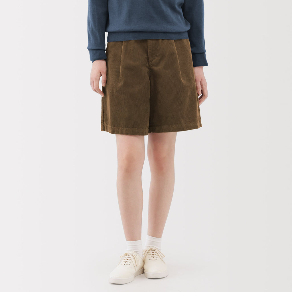 Kapok Blend Corduroy Culottes