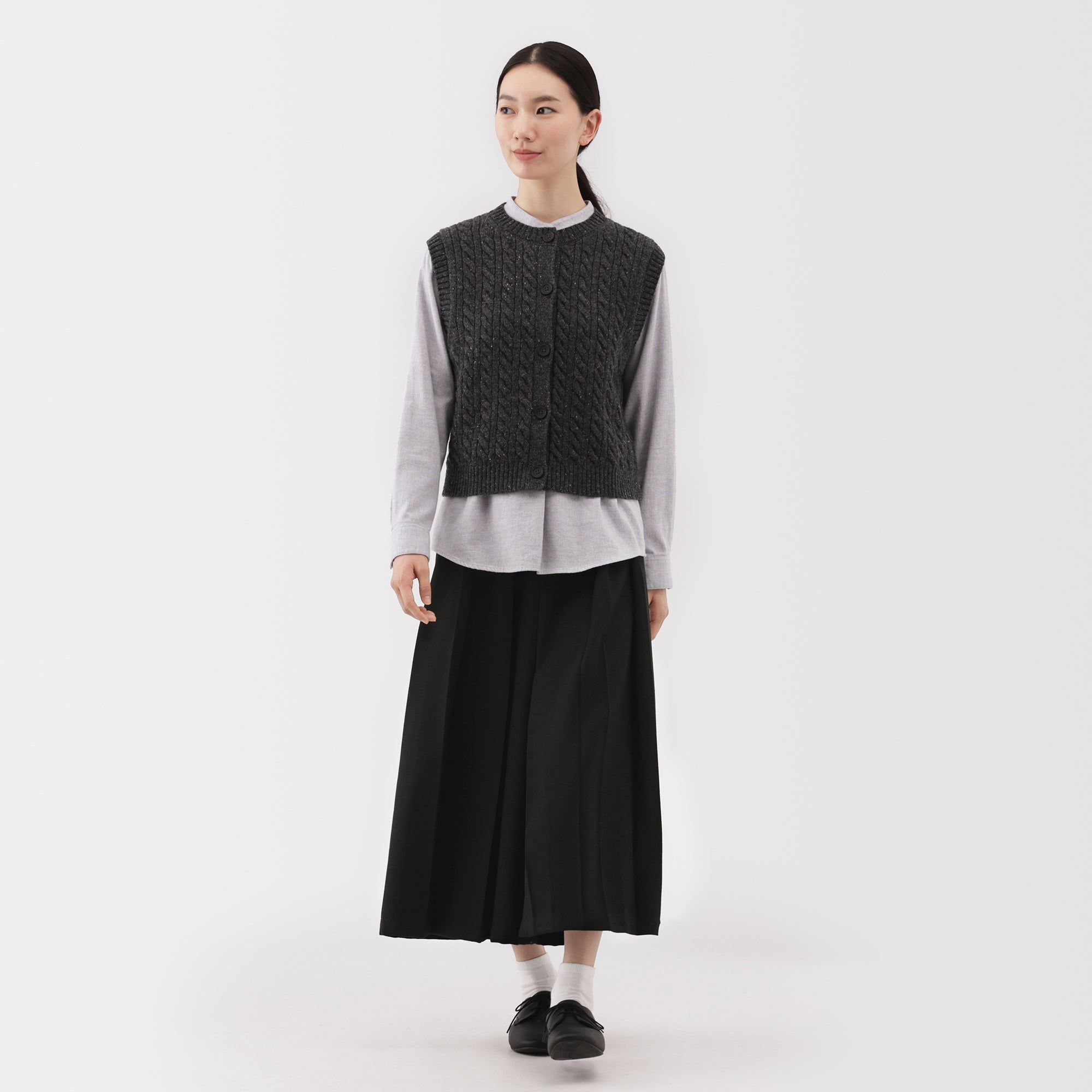 Brushed Hakama Pants