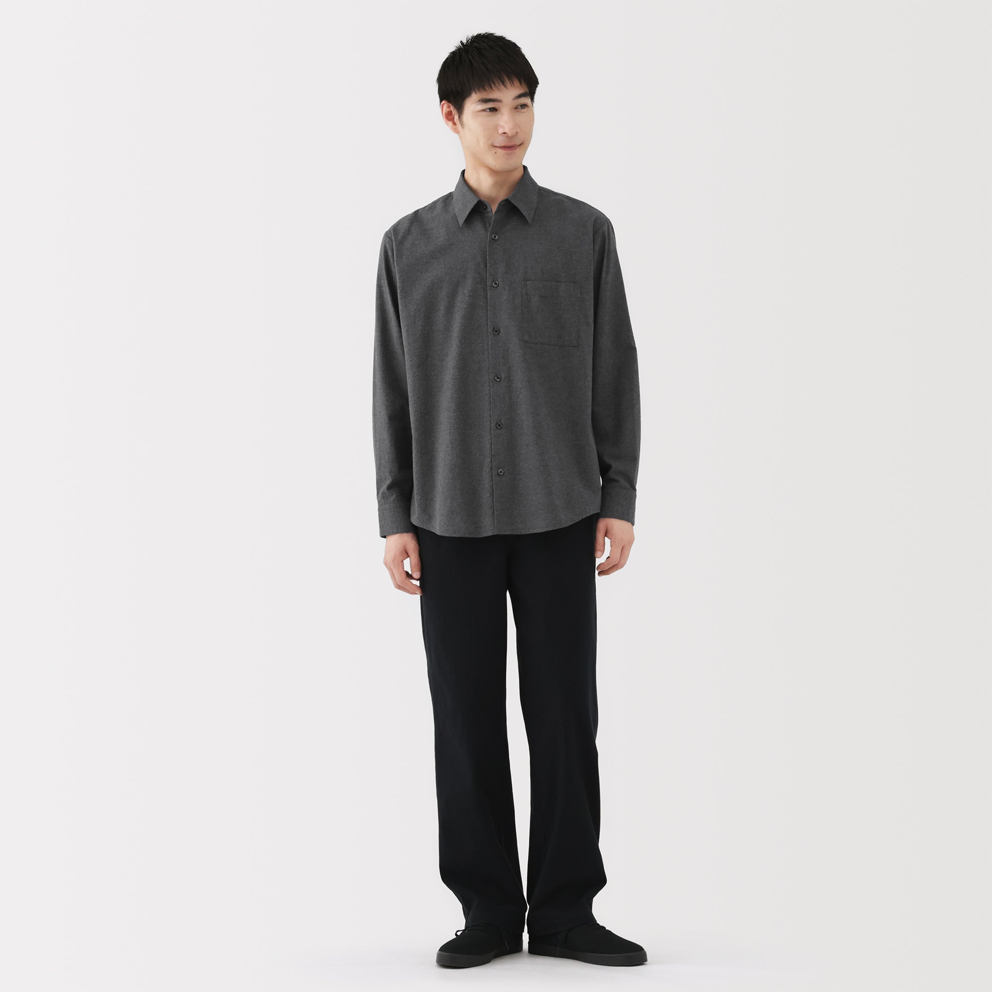 Cotton Wool Flannel Shirt