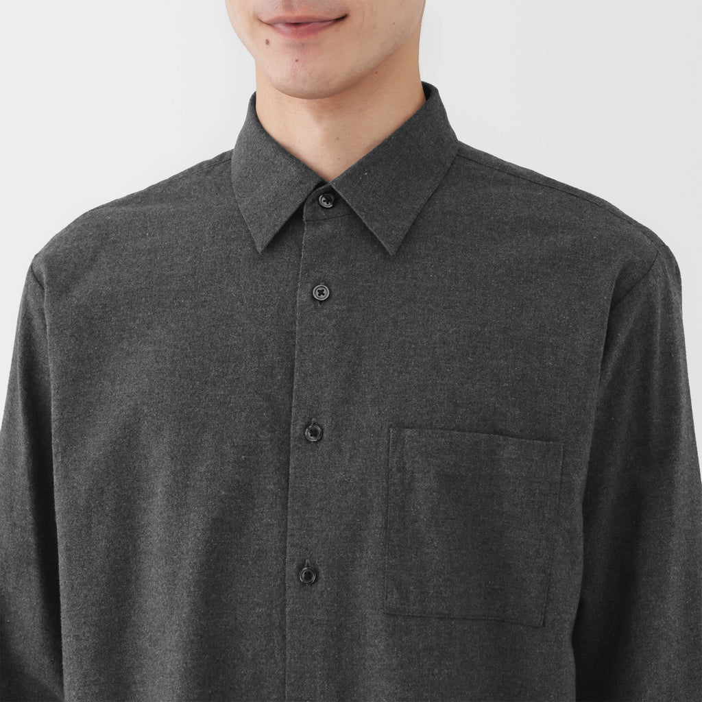 Cotton Wool Flannel Shirt