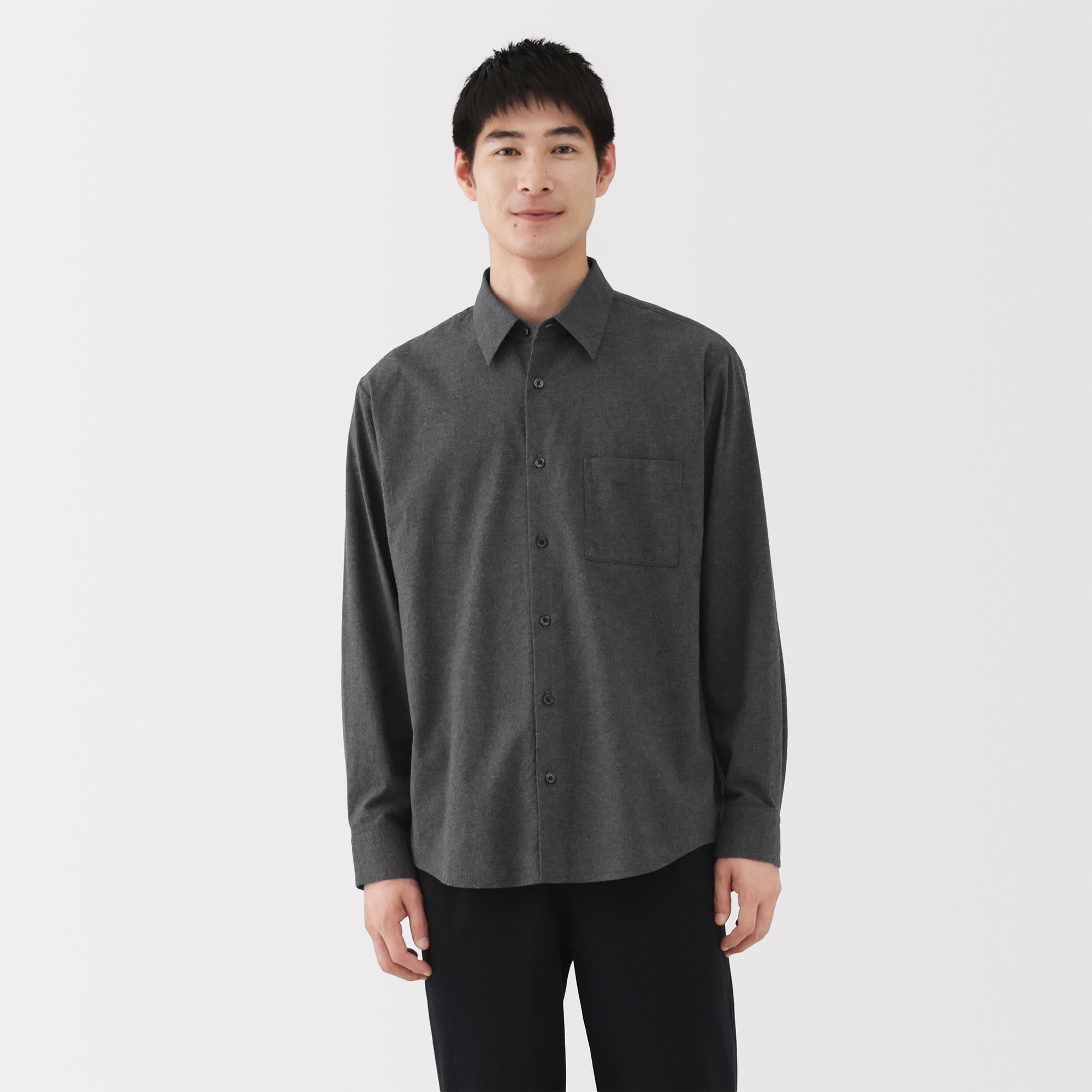 Cotton Wool Flannel Shirt