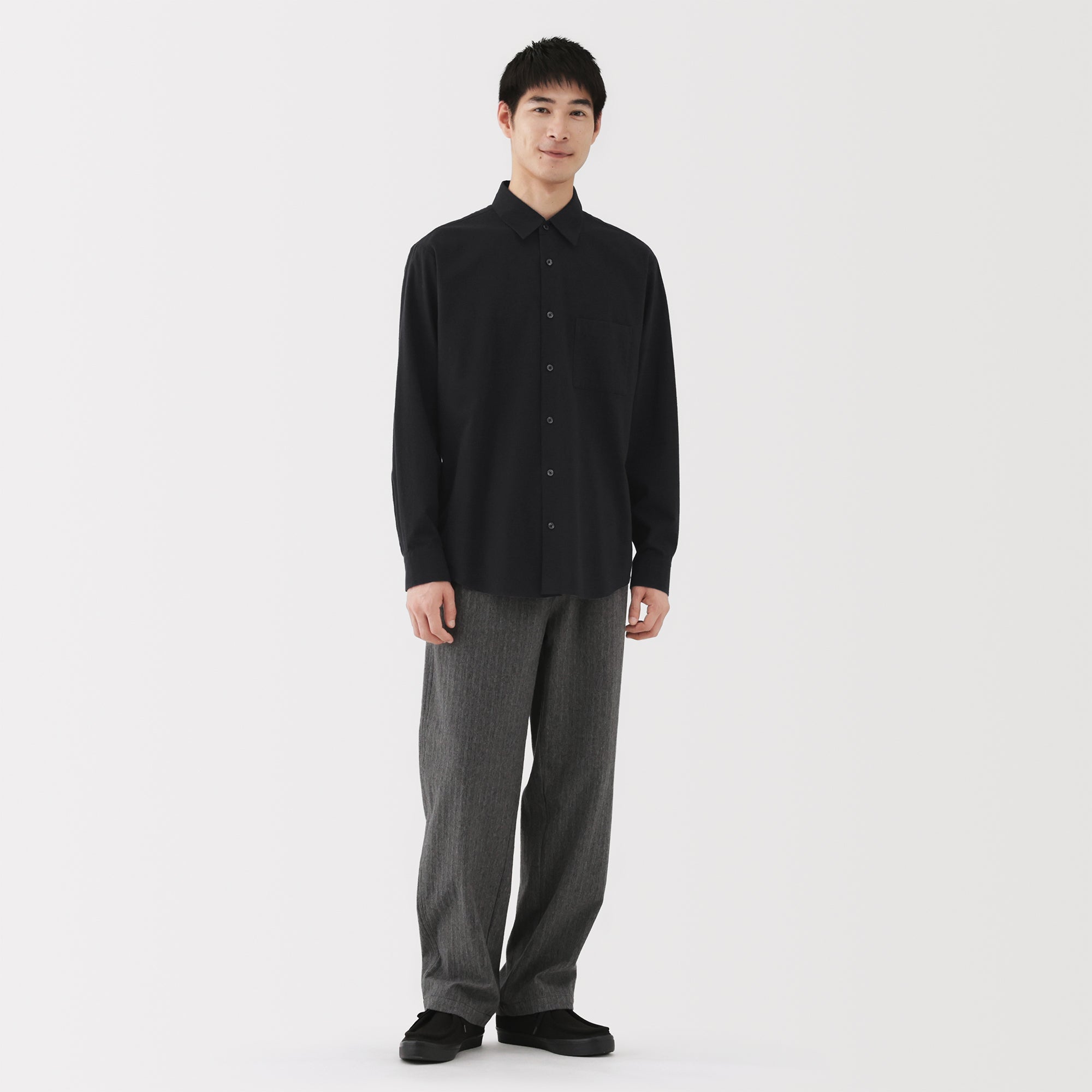 Cotton Wool Flannel Shirt