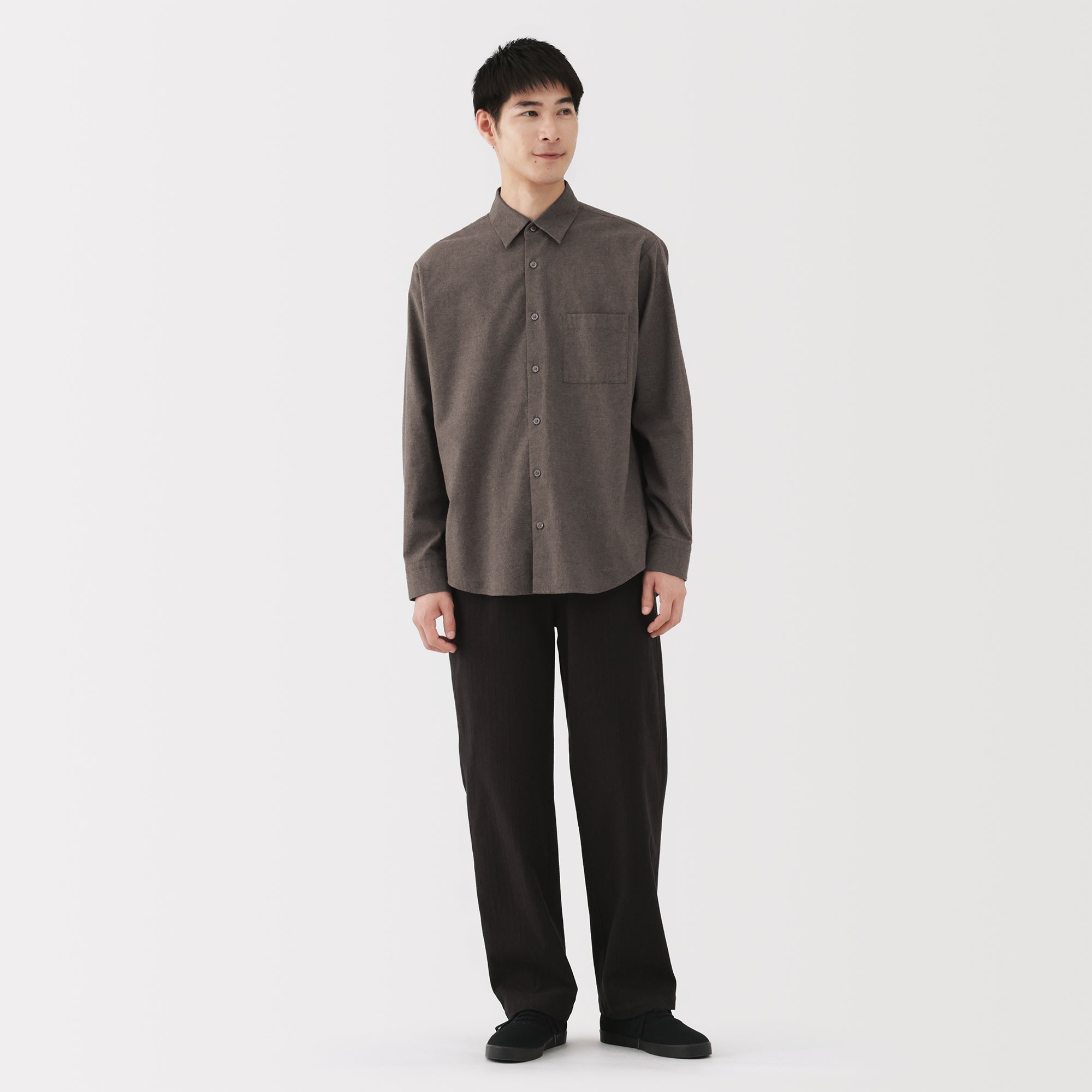 Cotton Wool Flannel Shirt