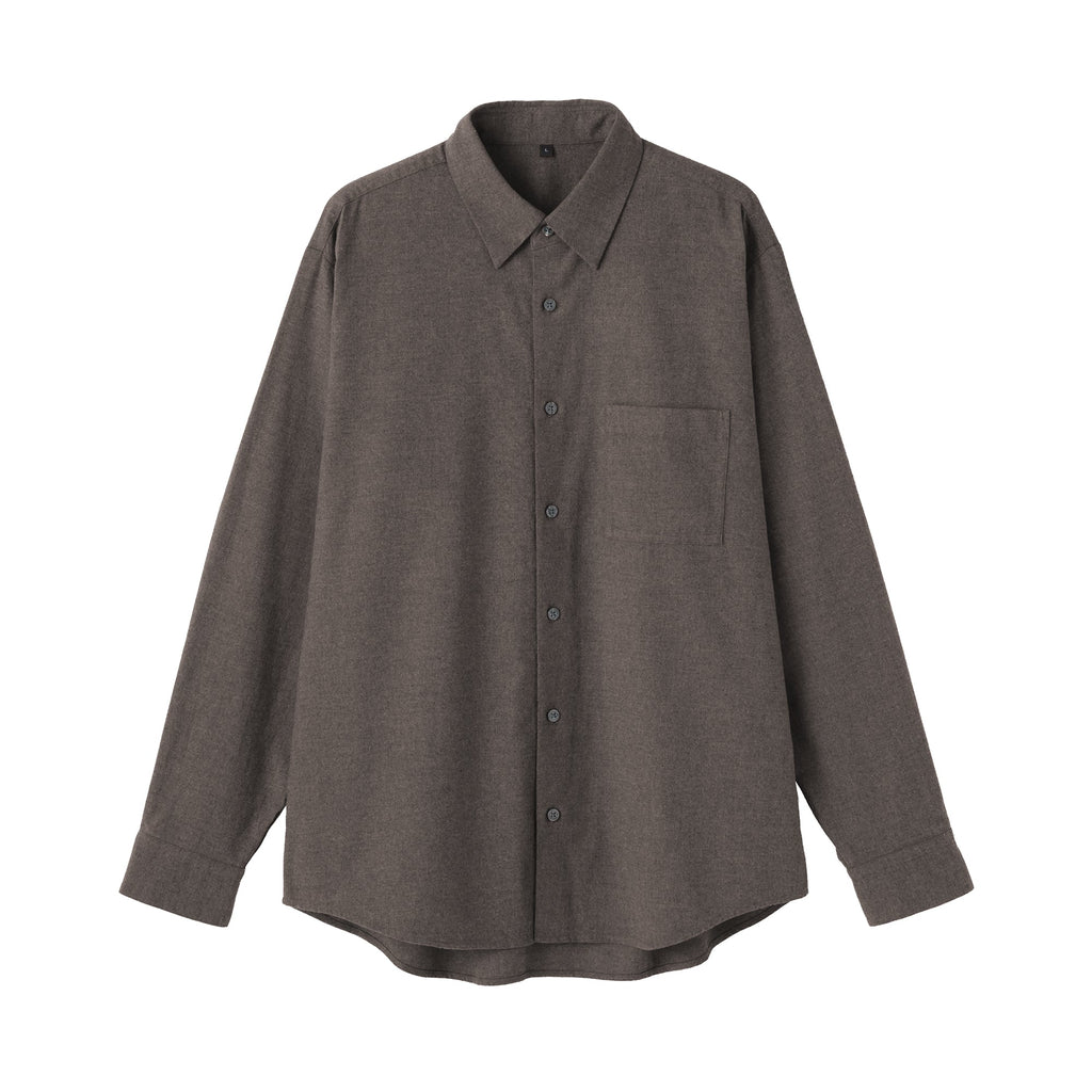 Cotton Wool Flannel Shirt