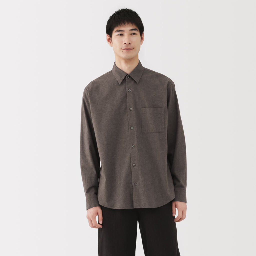 Cotton Wool Flannel Shirt