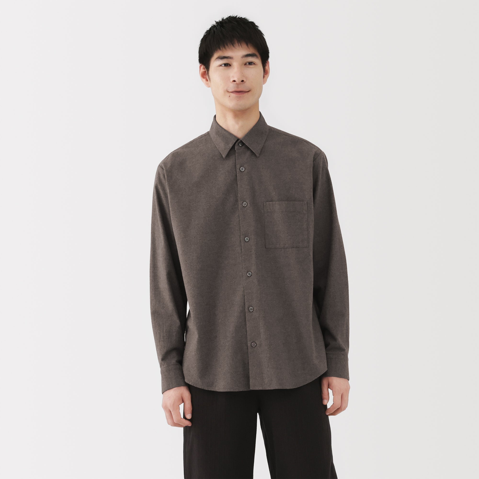 Cotton Wool Flannel Shirt