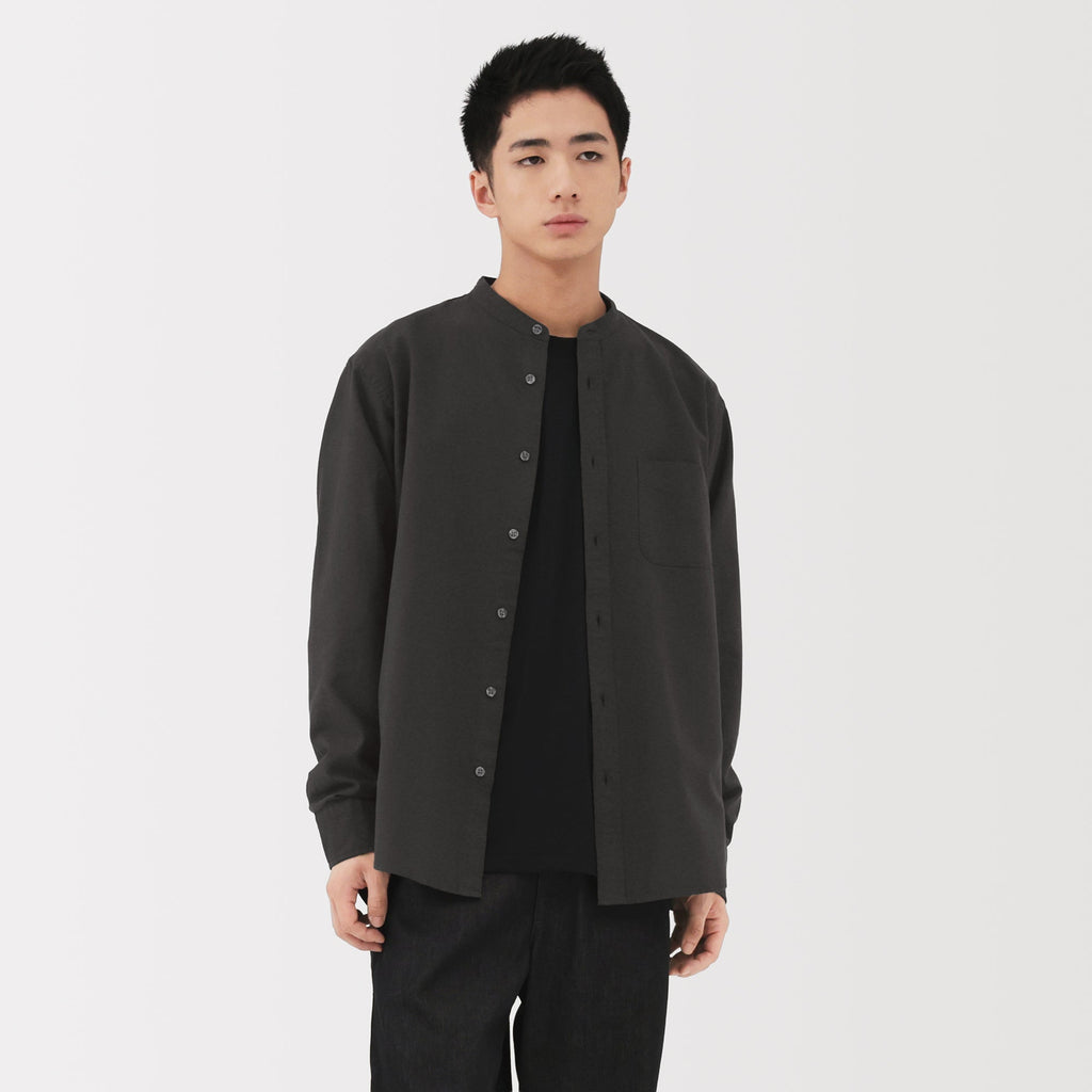 Oxford Stand Collar Shirt