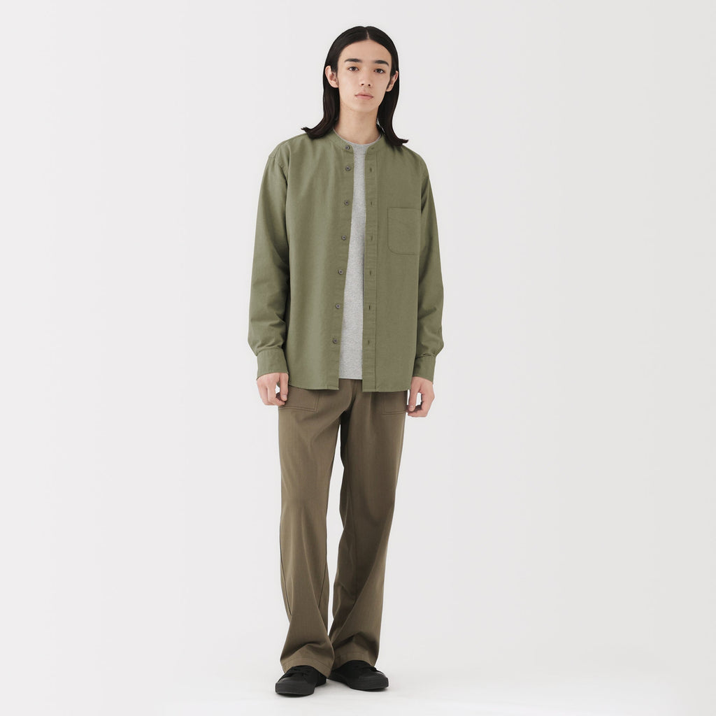 Oxford Stand Collar Shirt