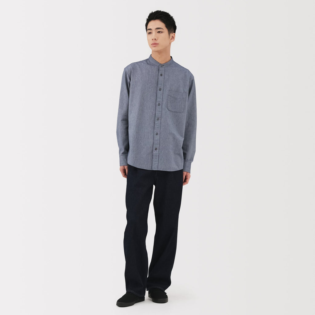 Oxford Stand Collar Shirt