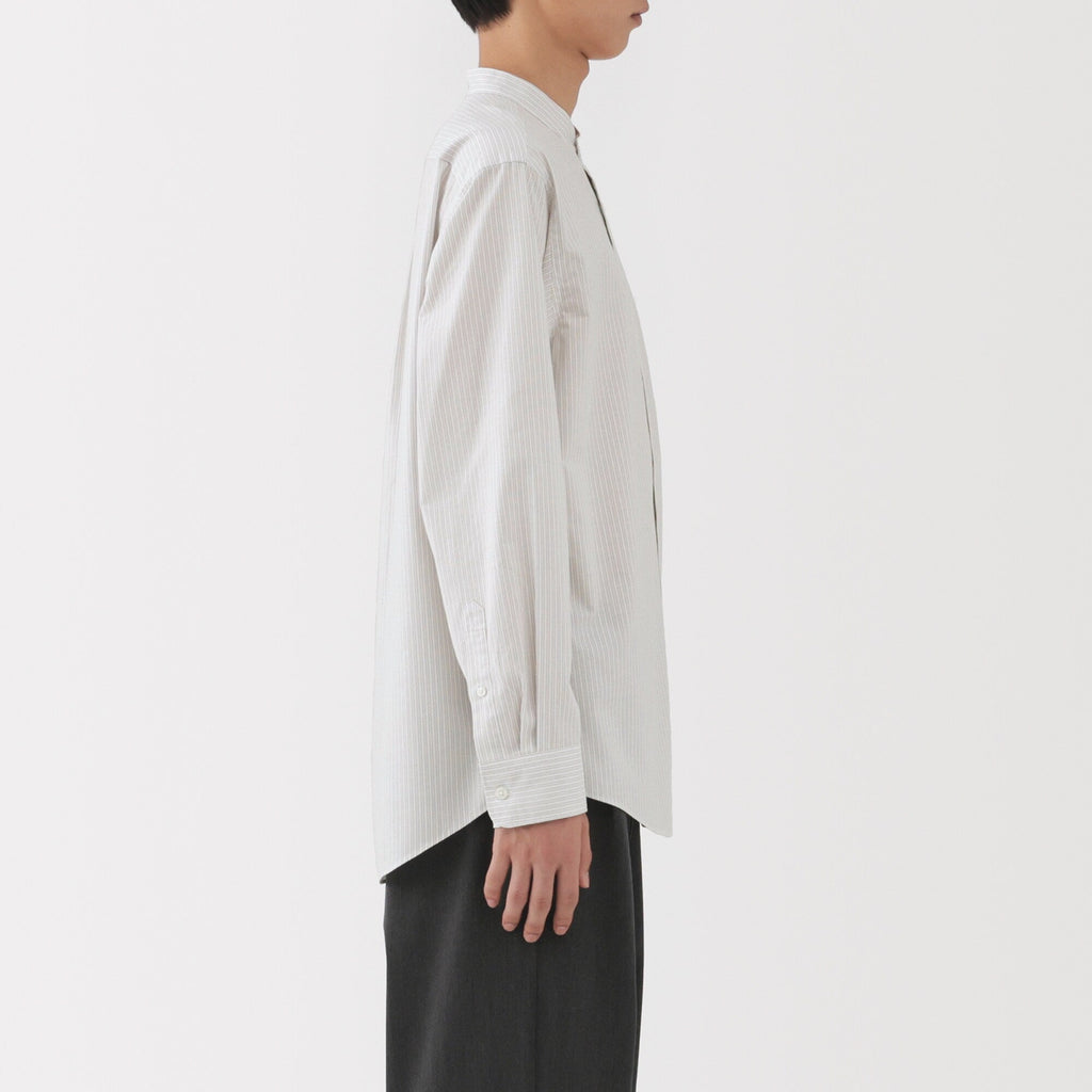 Broadcloth Stand Collar Shirt