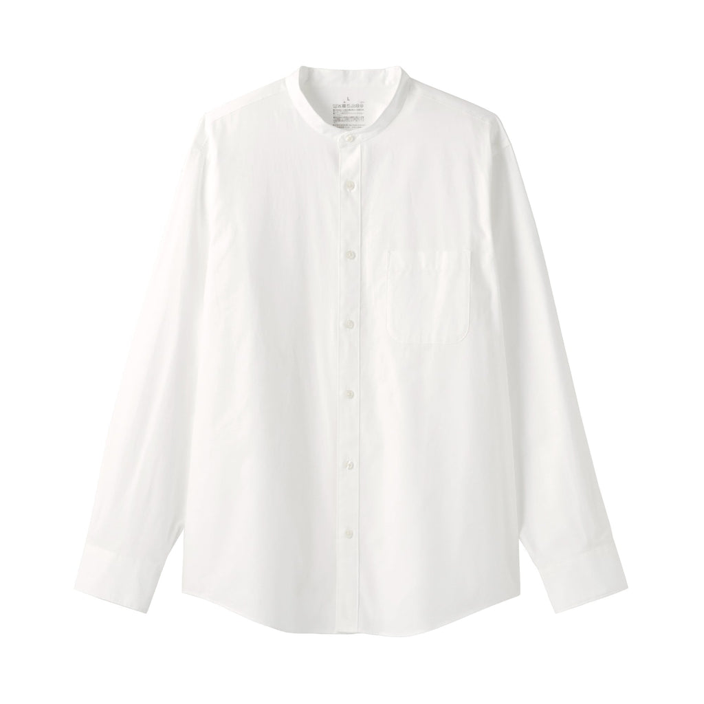 Broadcloth Stand Collar Shirt