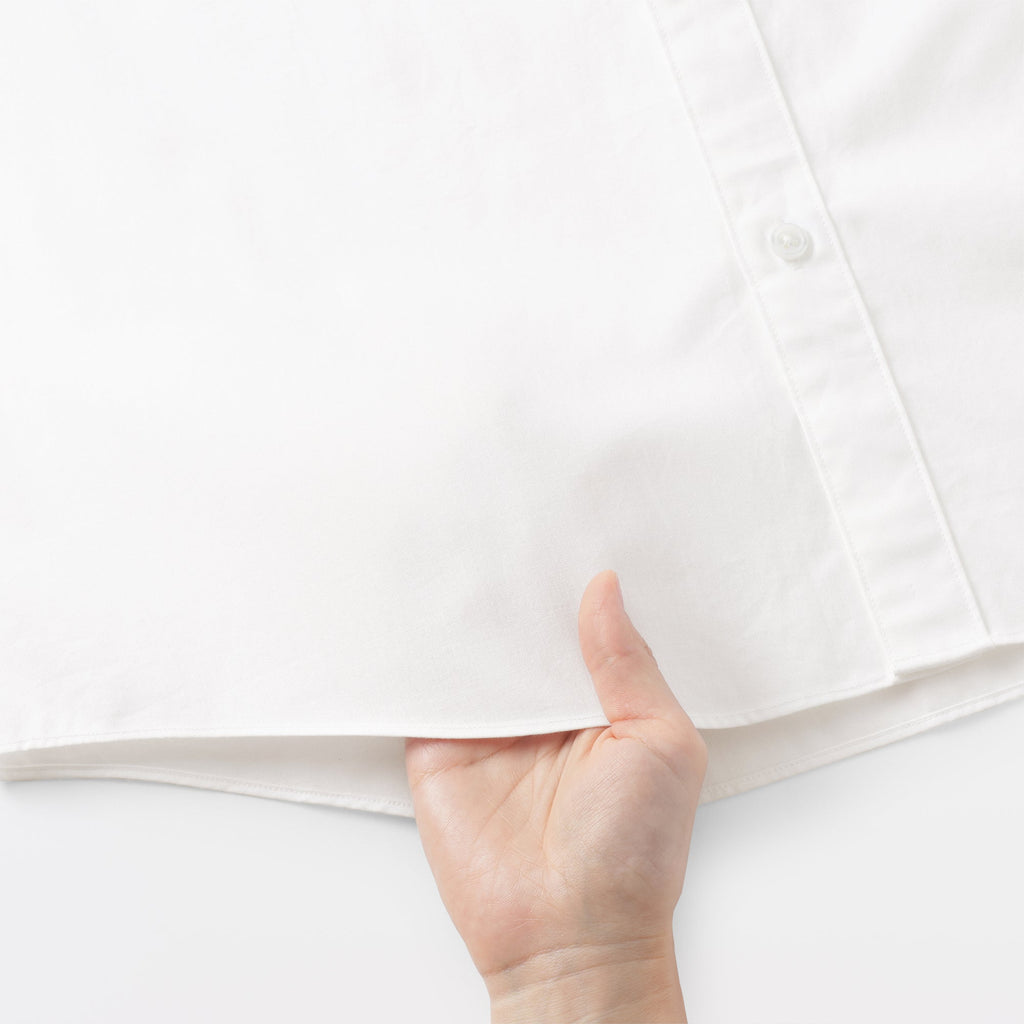 Broadcloth Stand Collar Shirt