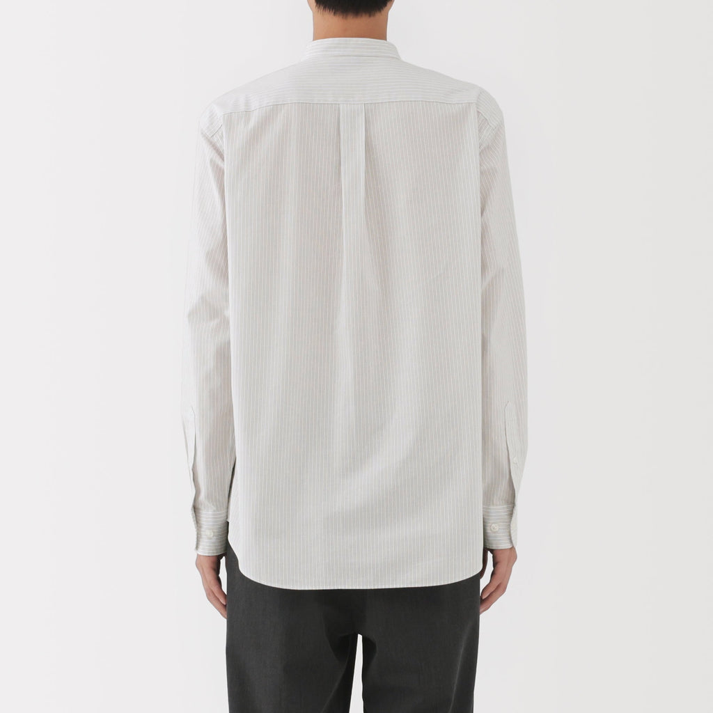 Broadcloth Stand Collar Shirt
