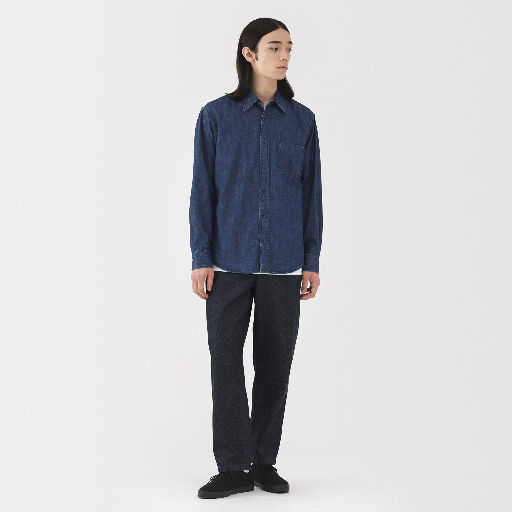 Denim Easy Pants