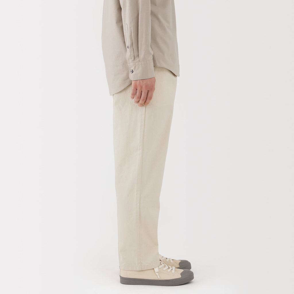 Washed Denim Easy Pants