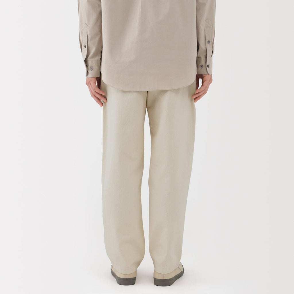 Washed Denim Easy Pants