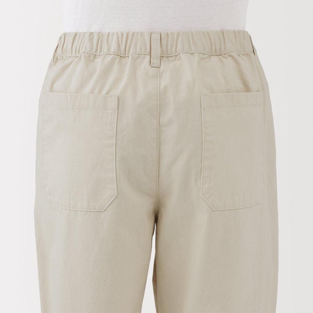 Washed Denim Easy Pants