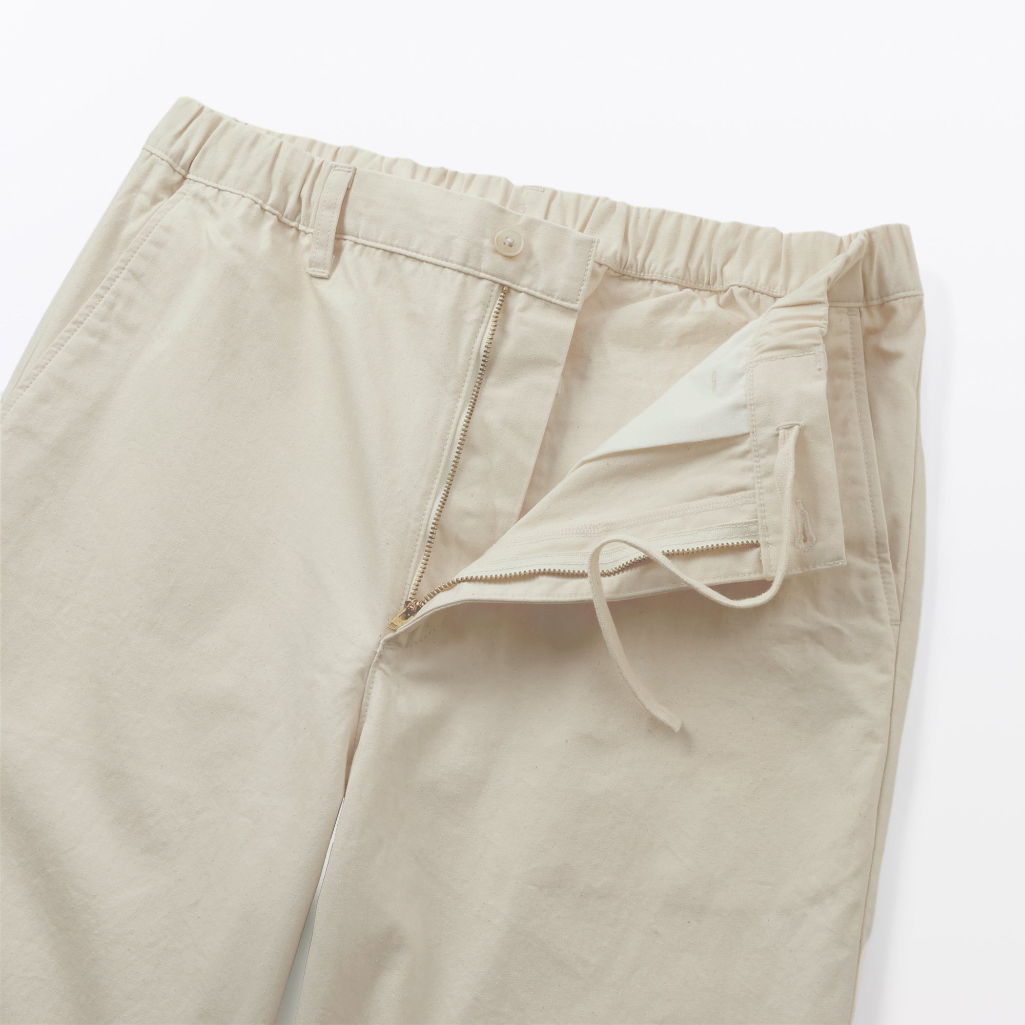 Washed Denim Easy Pants