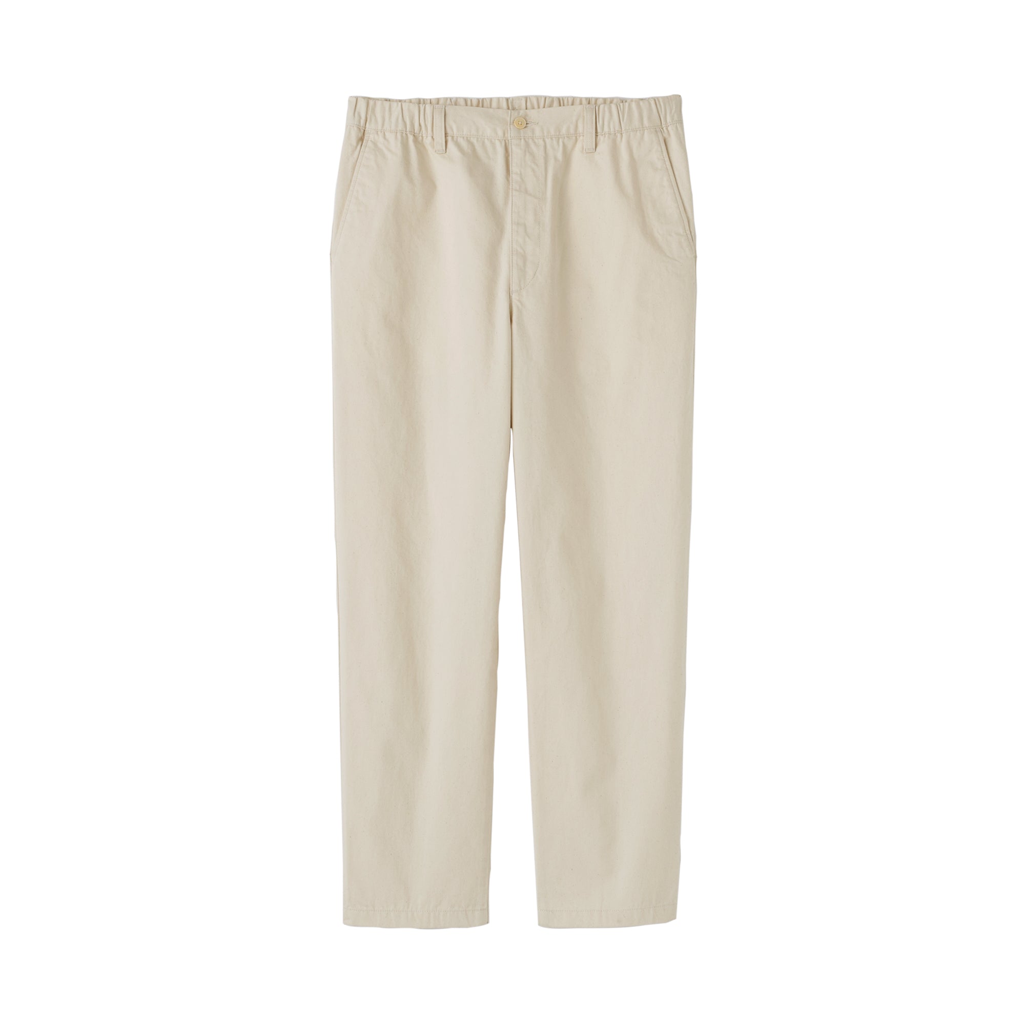 Washed Denim Easy Pants