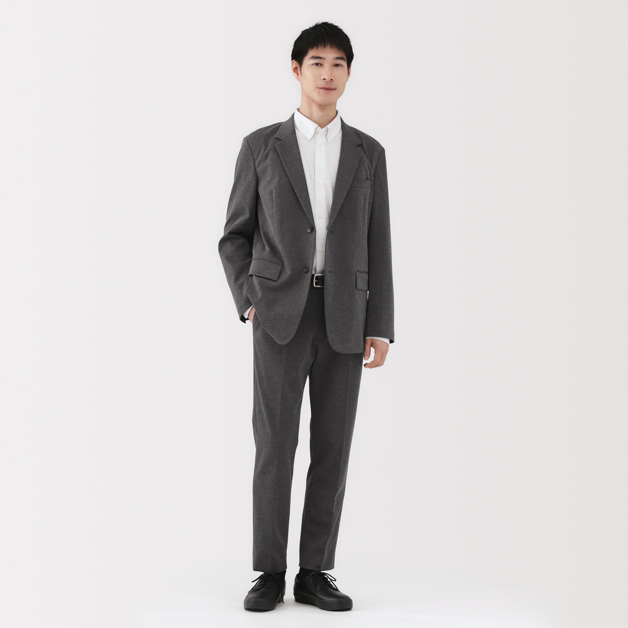 Jersey Flat Front Pants