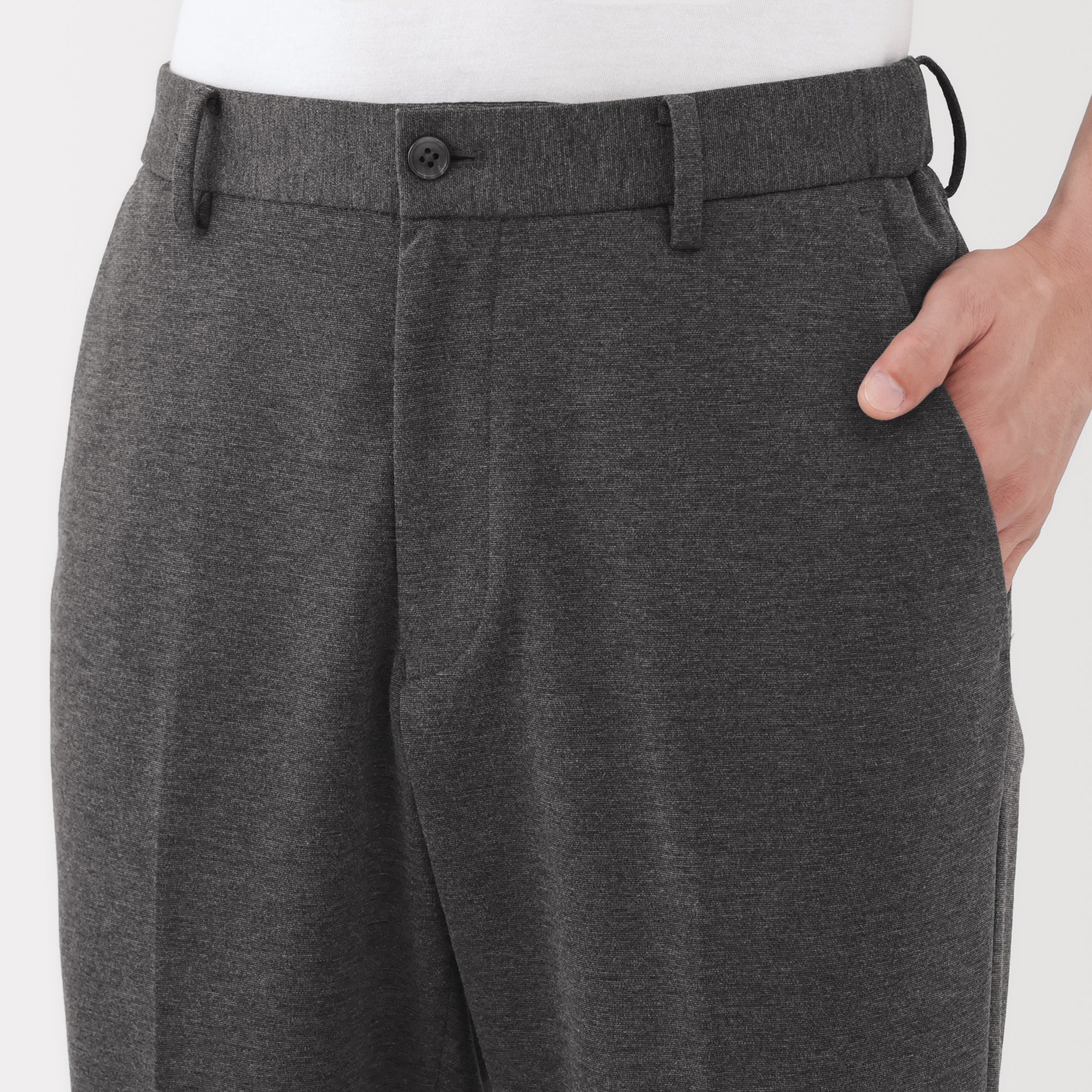 Jersey Flat Front Pants