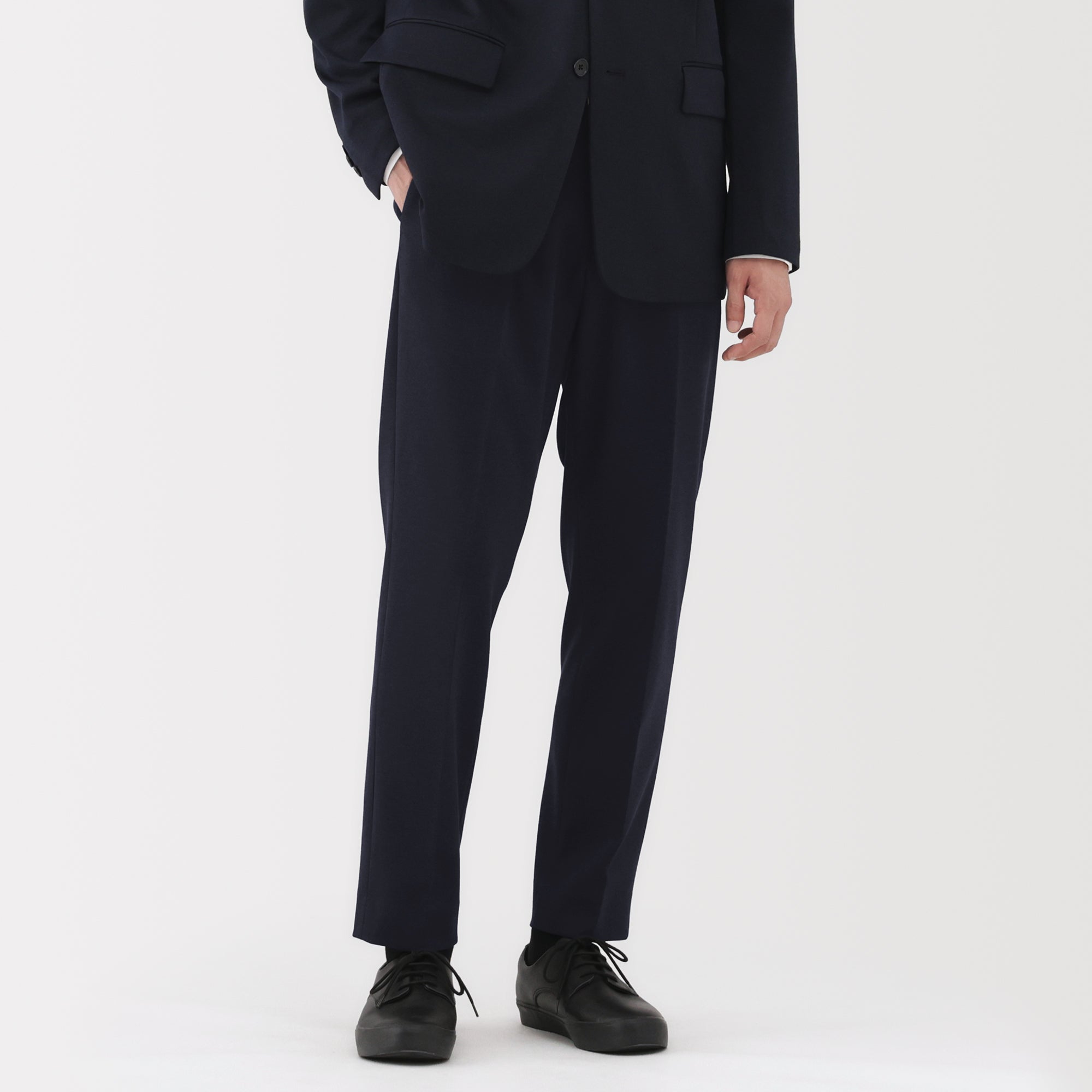 Jersey Flat Front Pants