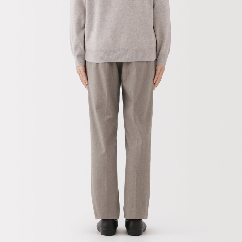 Brushed Flat Front Pants