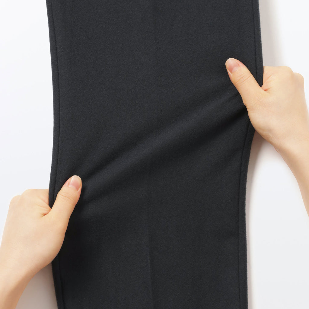 Brushed Flat Front Pants