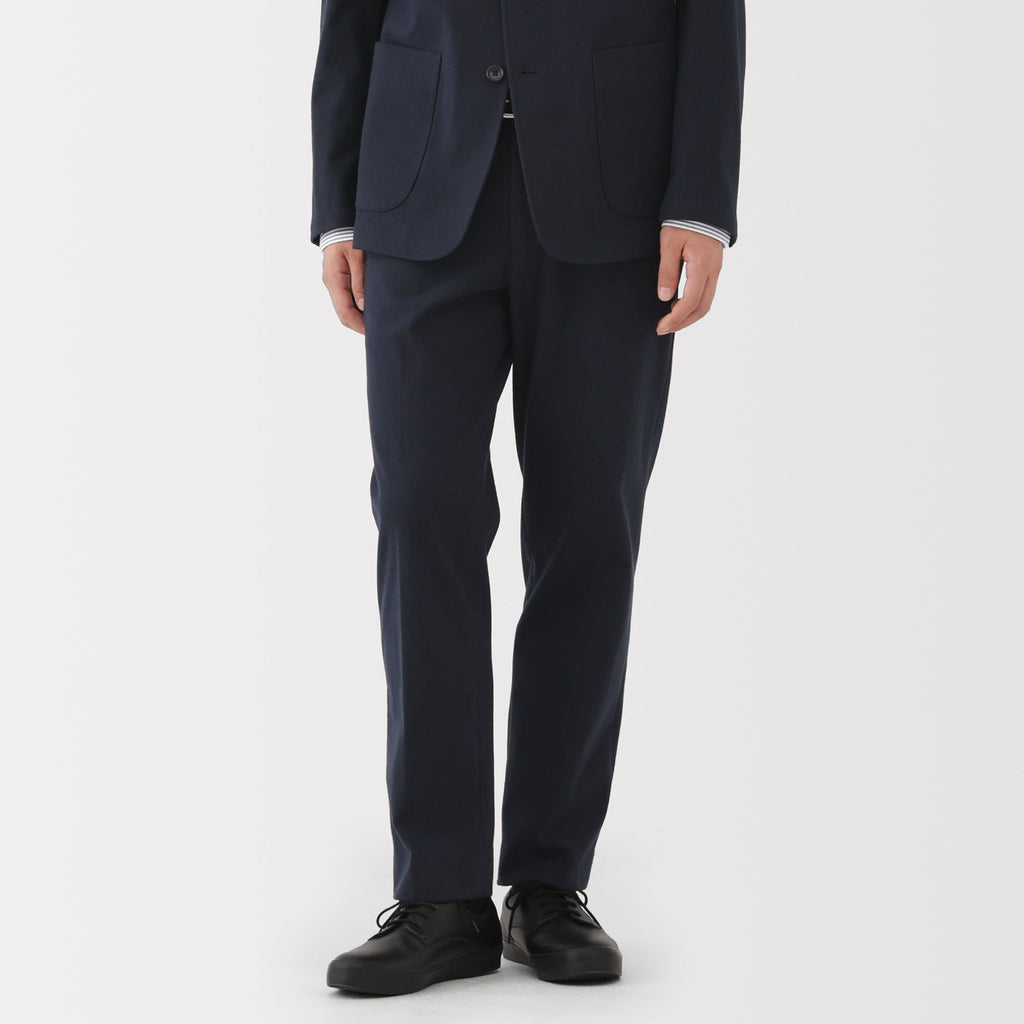 Brushed Flat Front Pants