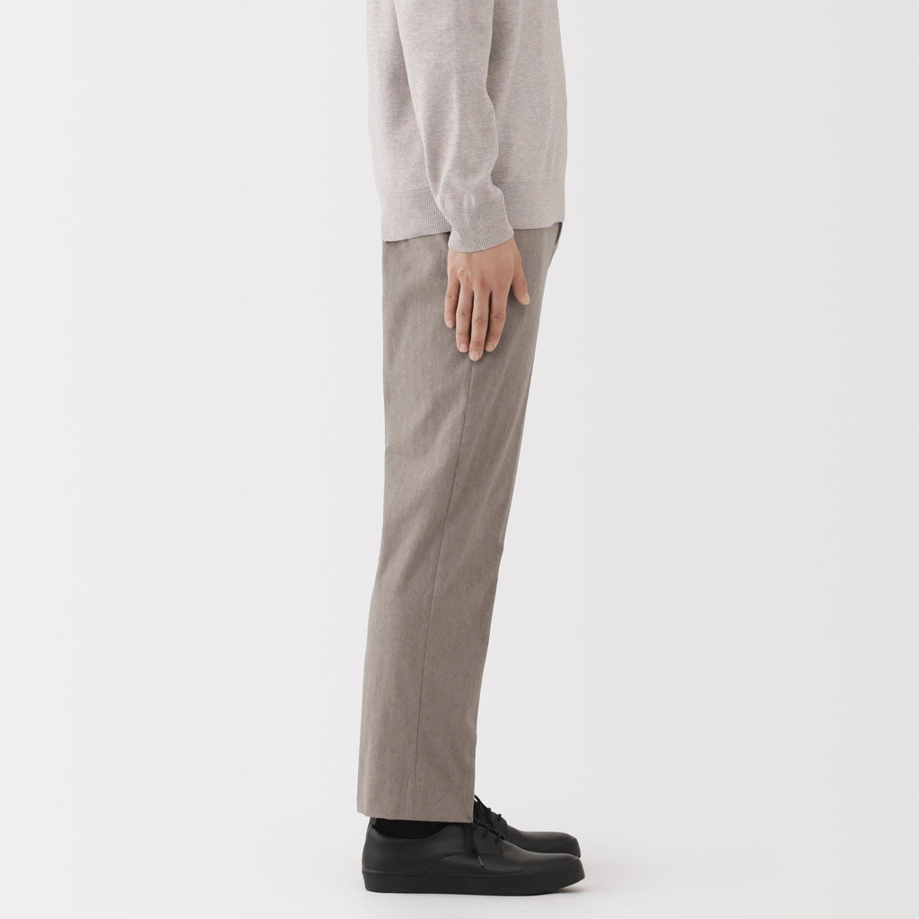 Brushed Flat Front Pants