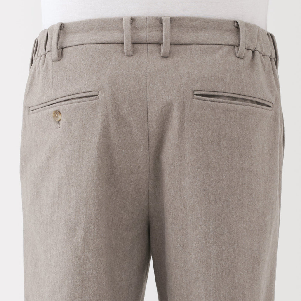 Brushed Flat Front Pants