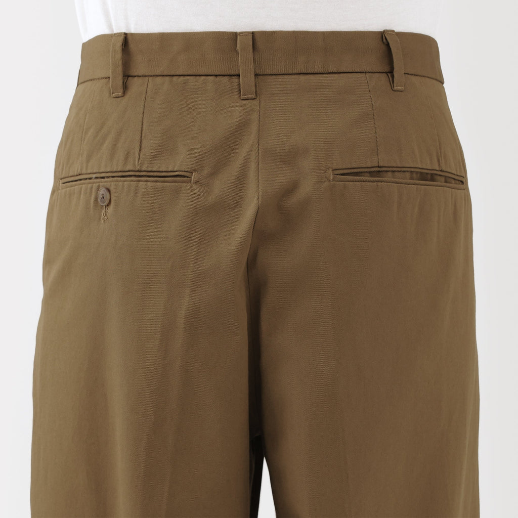 Chino Pleated Wide Pants