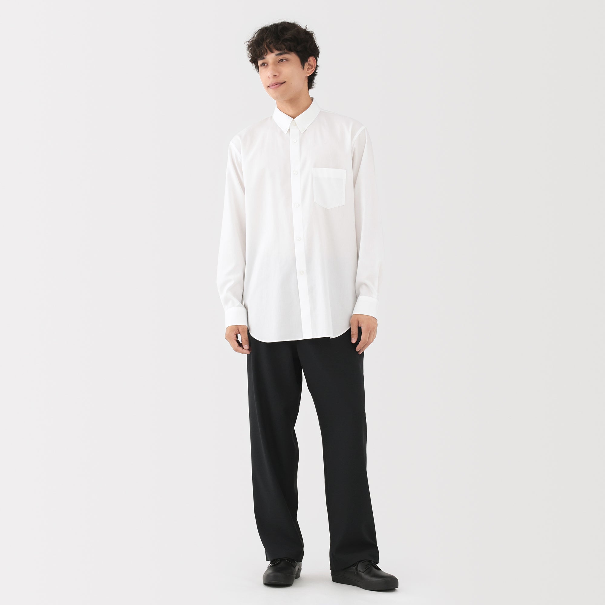Stretch Wide Trousers