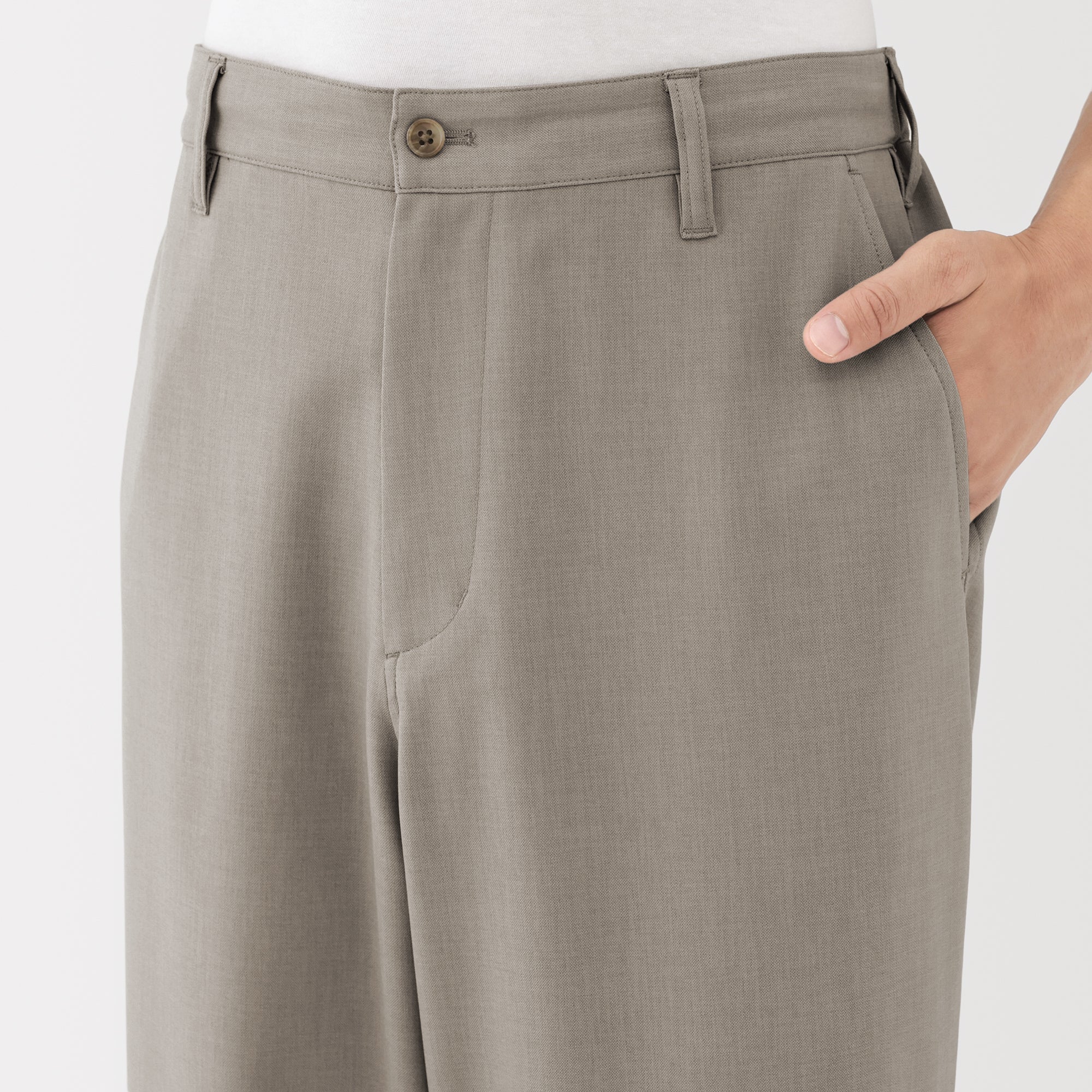 Stretch Wide Trousers