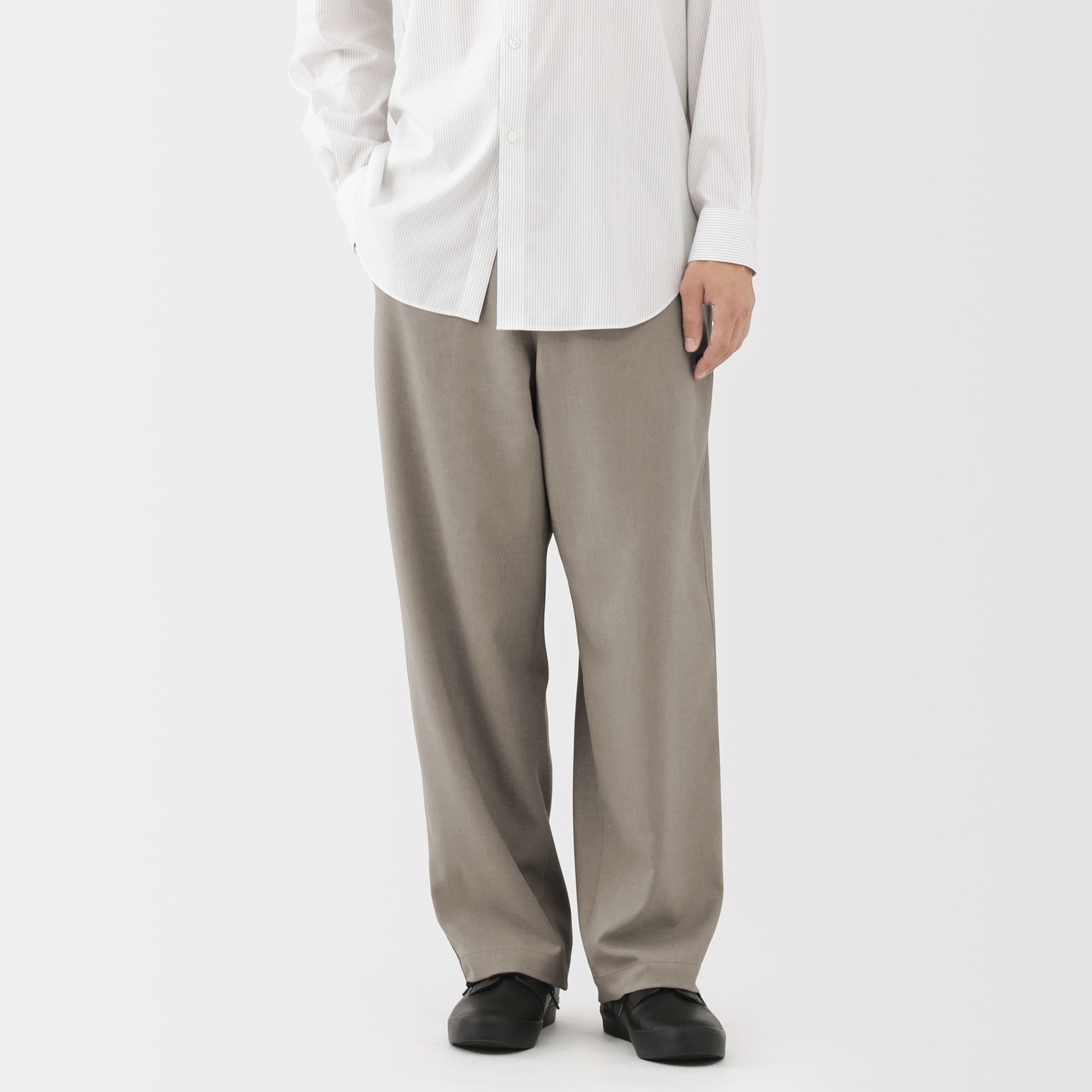 Stretch Wide Trousers