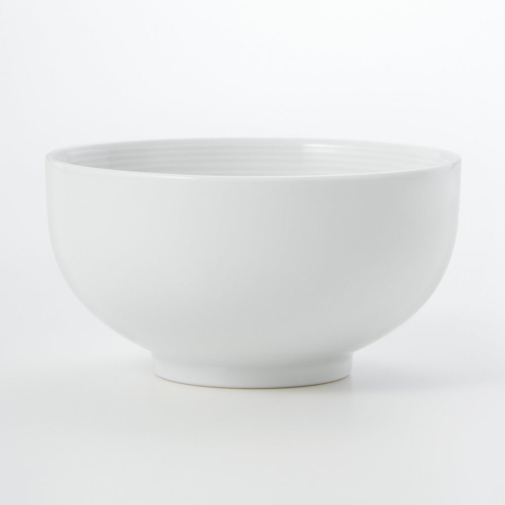 White Porcelain Donburi Bowl