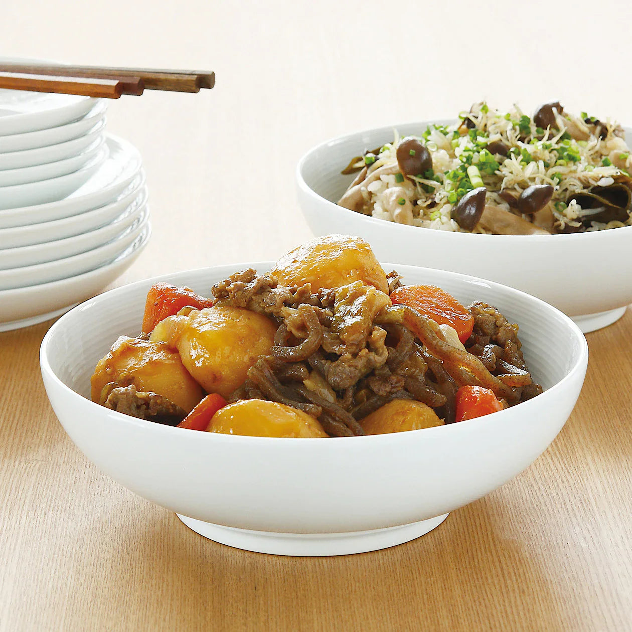 White Porcelain Multi Bowl