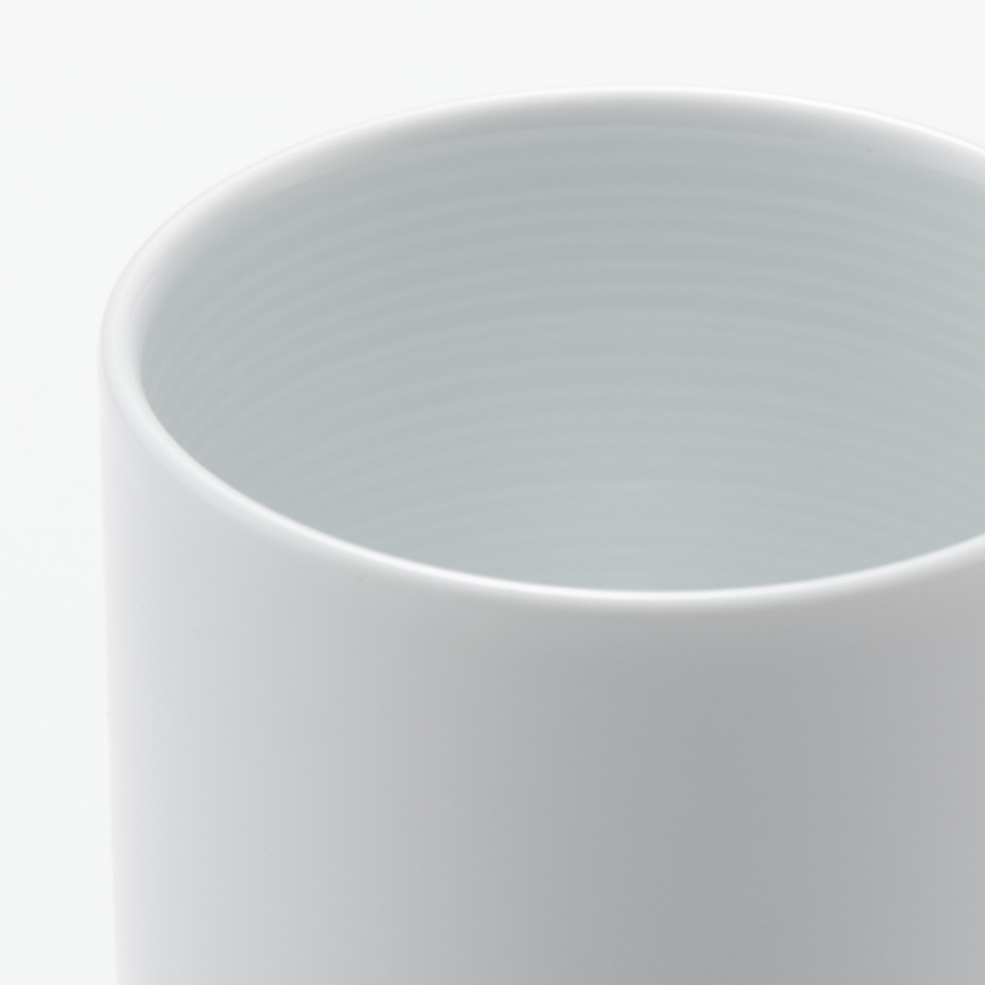 White Porcelain Yunomi Teacup