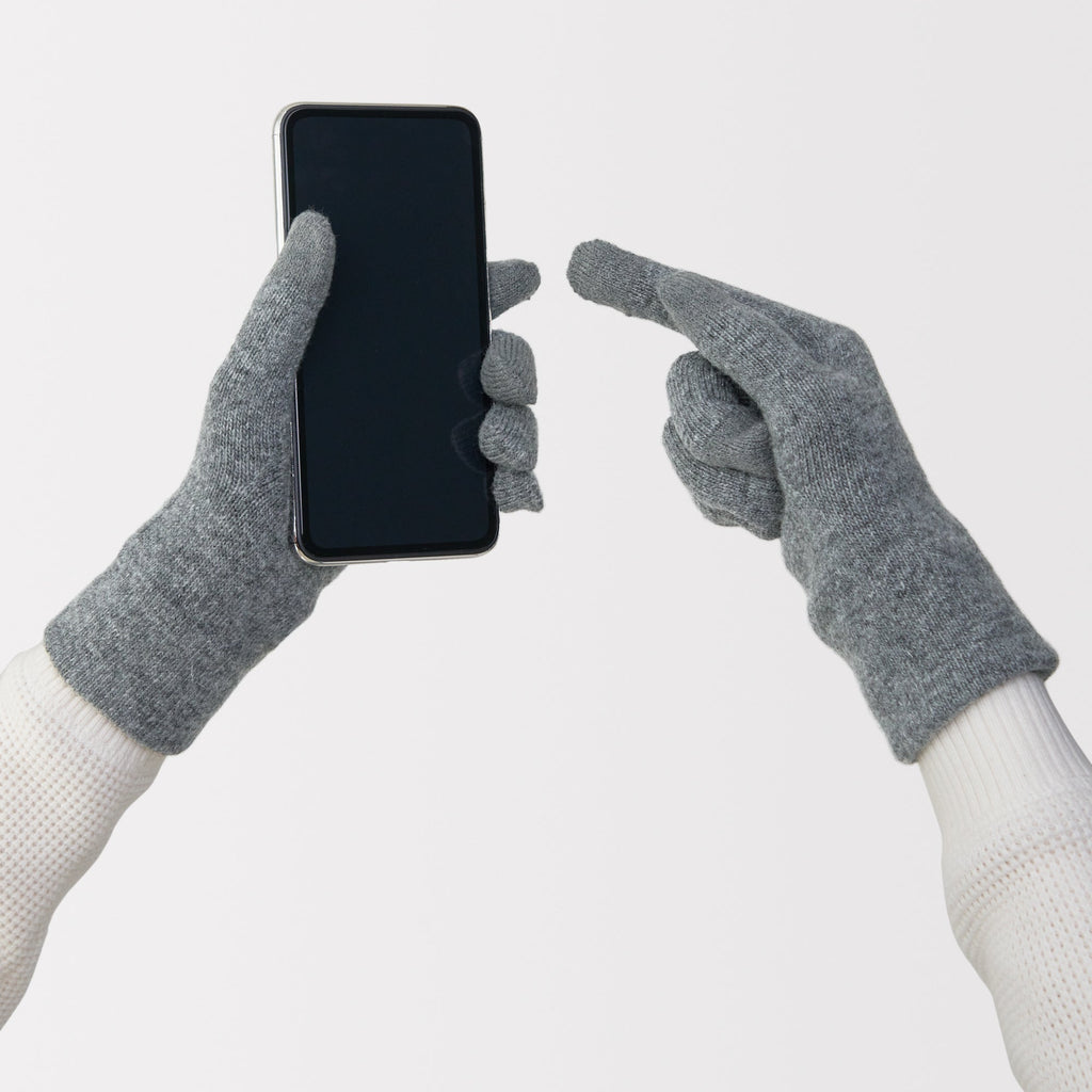 Merino Wool Blend Touchscreen Gloves