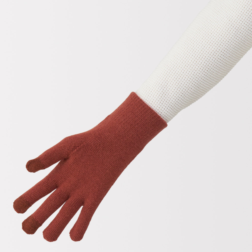Merino Wool Blend Touchscreen Gloves