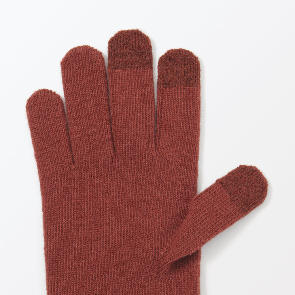 Merino Wool Blend Touchscreen Gloves