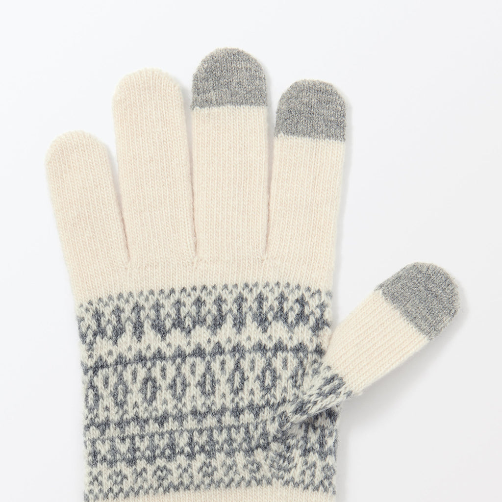 Merino Wool Blend Touchscreen Gloves