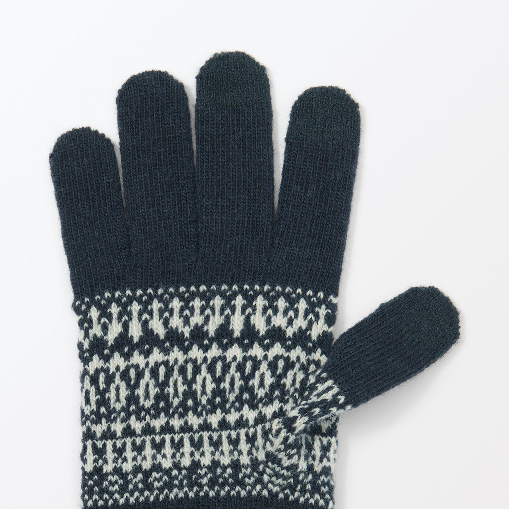 Merino Wool Blend Touchscreen Gloves