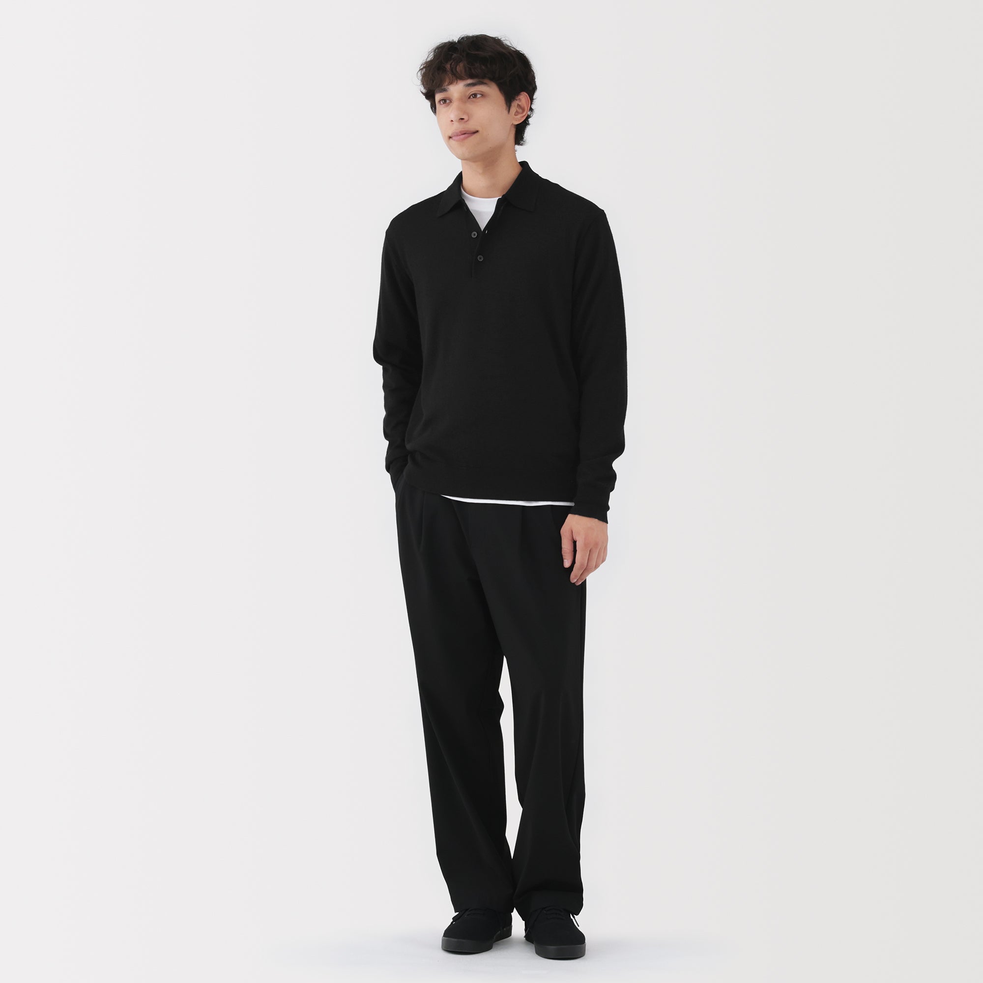 Wool Polo Shirt