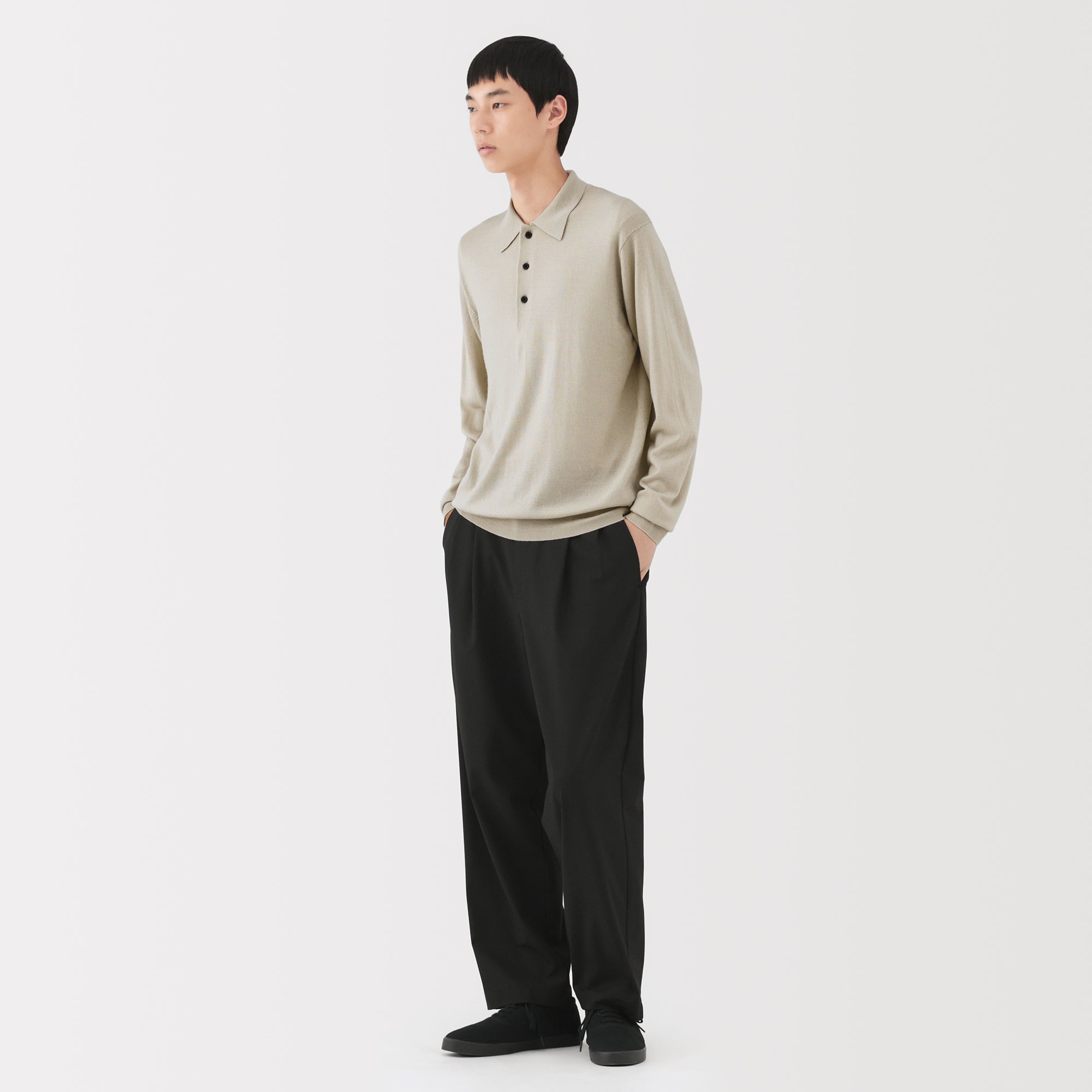 Wool Polo Shirt